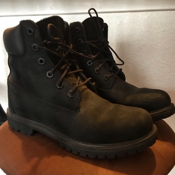 Black Timberlands - SOLD EBAY - Picture 1 of 6